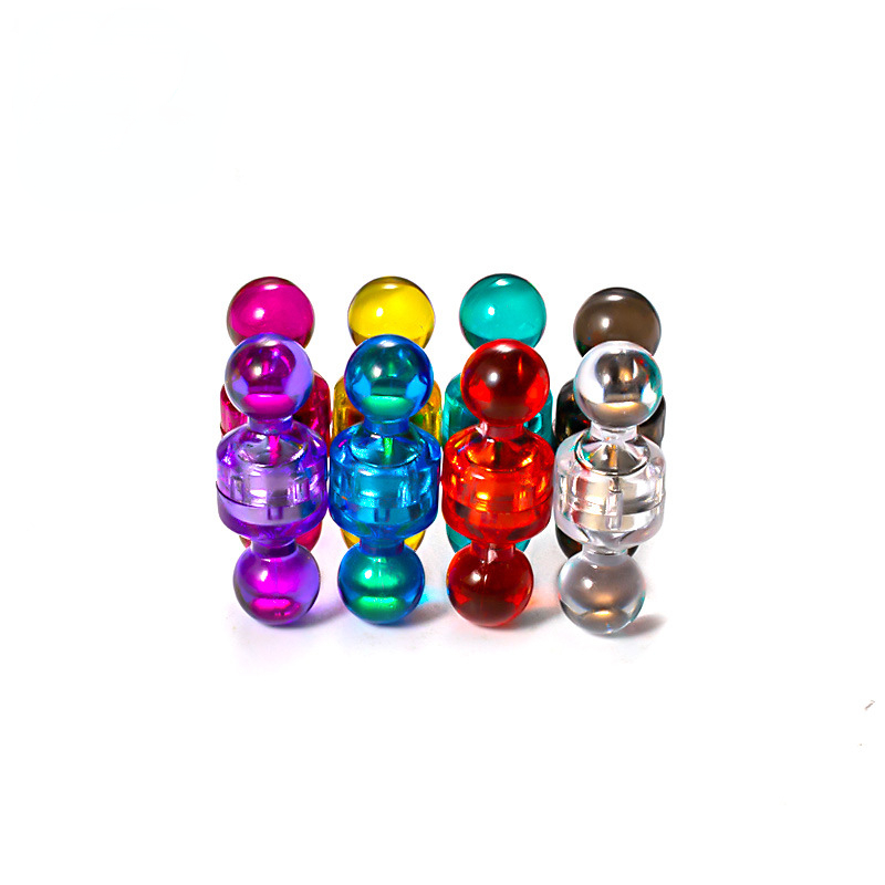 2pcs Multicolor Magnetic Pushpins