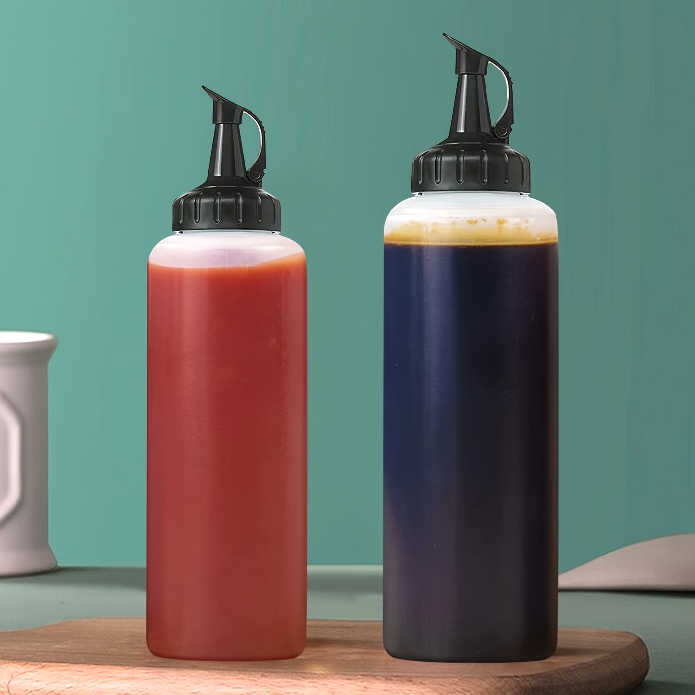 OXO Good Grips Chef's Squeeze Bottle Set, Plastic, Translucent