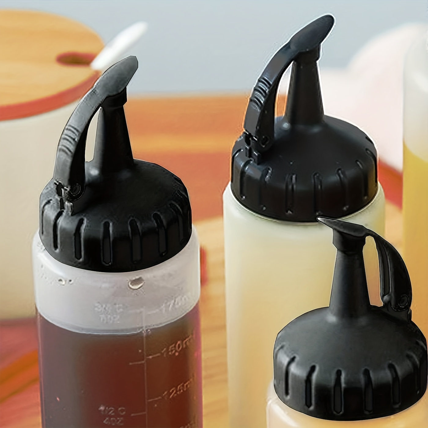 OXO Good Grips Chef's Squeeze Bottle Set, Plastic, Translucent