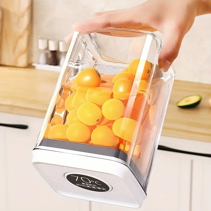 1pc Sealed Food Storage Container Transparent Food Jars For Cereal Rice Pasta