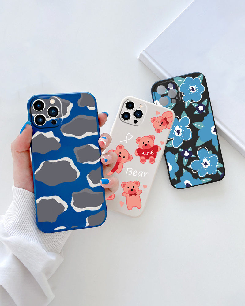 Luxury Silicone Solid Color Case Cover For iPhone 8 Plus/7 Plus/6/6S Plus/XR/XS