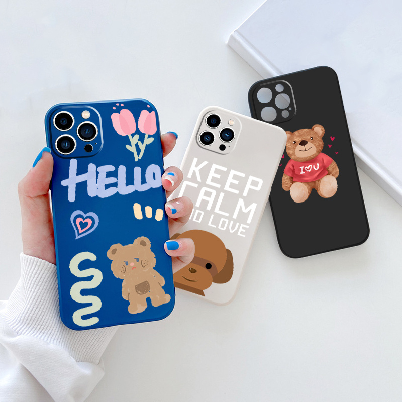 Luxury Tide Brand Mechanical Bear Mobile Cell Phone Case for iPhone 13 12  11 PRO Max Mini Funny Silicone Protective Cover - China Mobile Phone and  Phone Accessories price