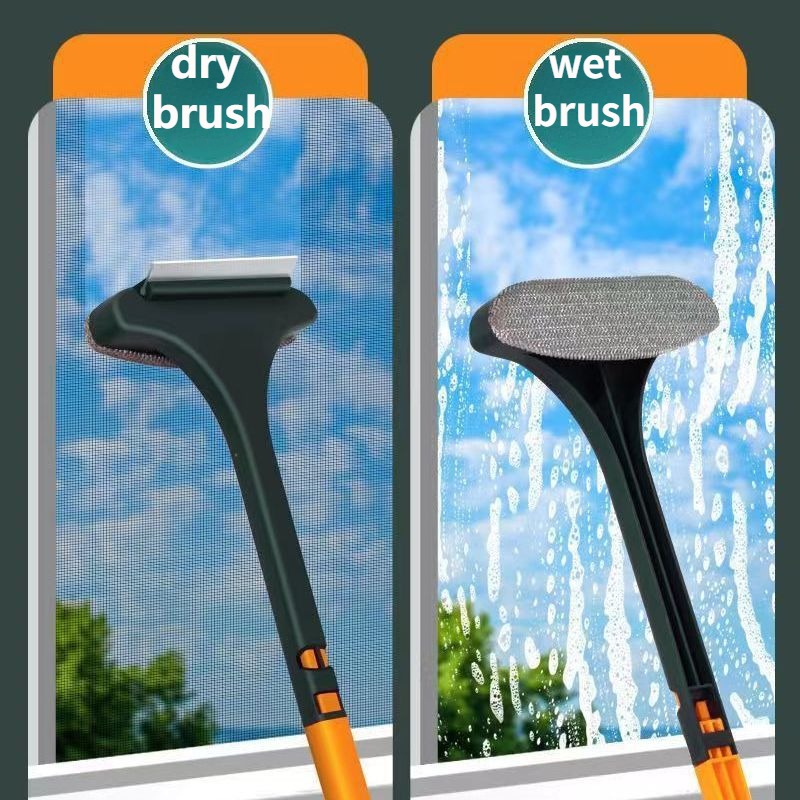 2 in 1 screen window cleaning brush multi functional household window cleaning artifact removable and washable double sided cleaning glass screen window brush details 1