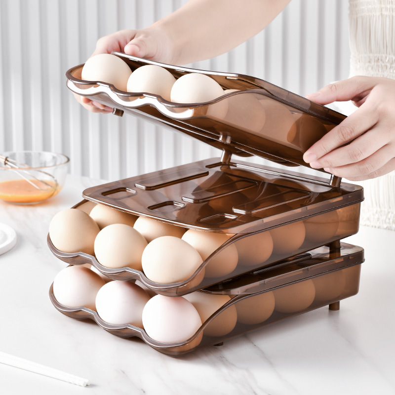 Multi layer Egg Holder For Refrigerator Rolling Egg - Temu