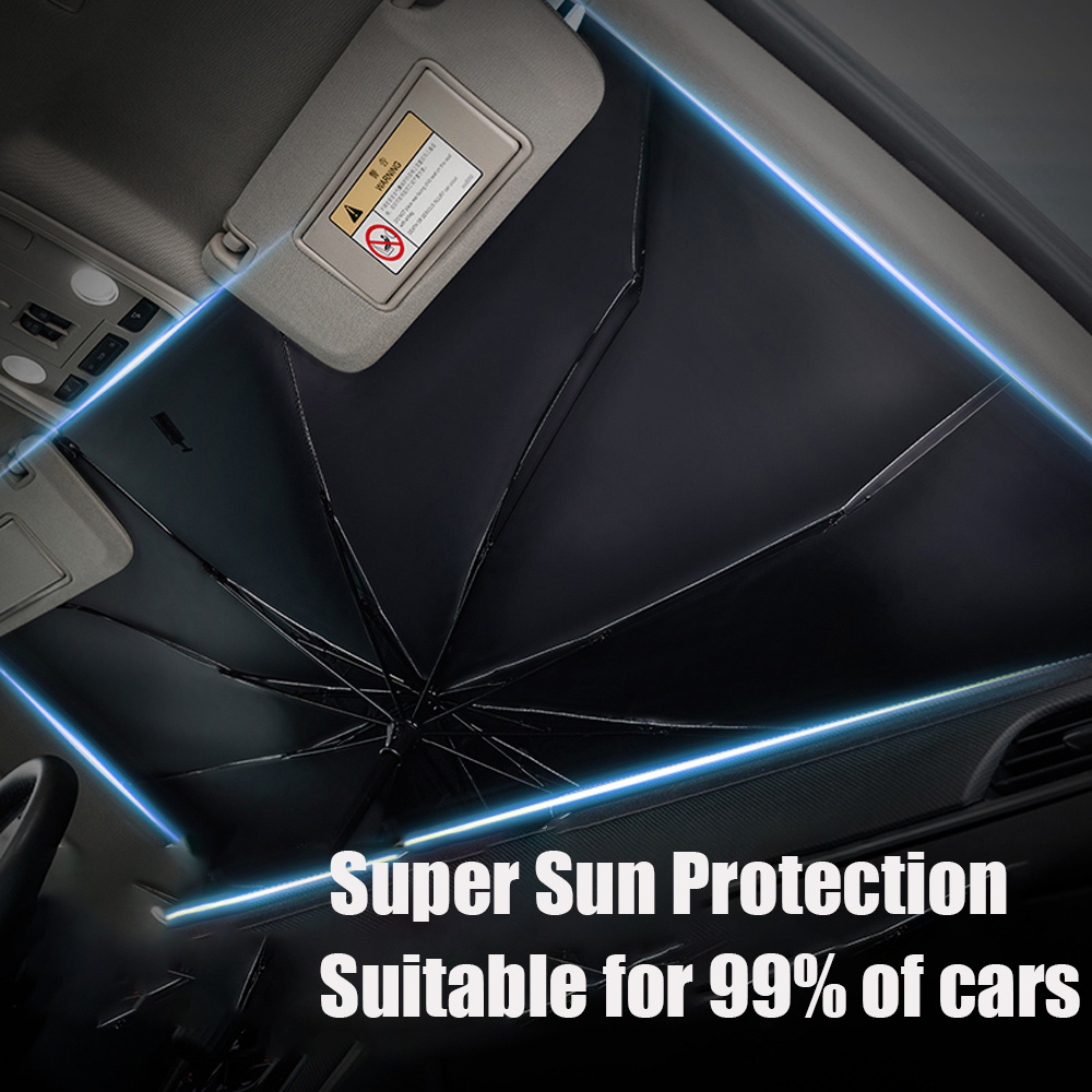Auto Sonnenblende Auto Windschutzscheibe Sonnenschirm Regenschirm