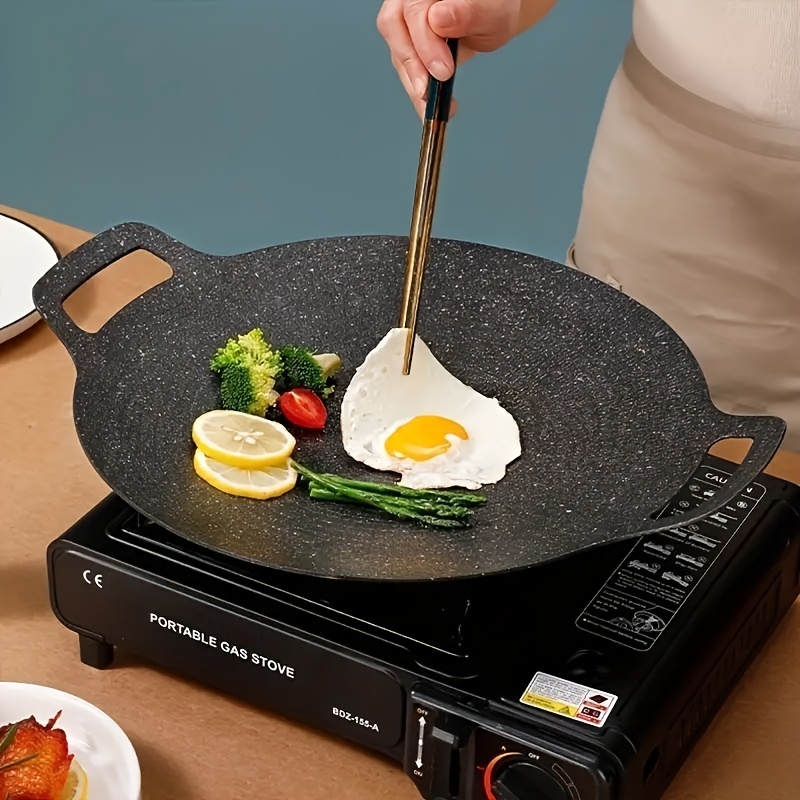 Griddle Pan Non stick Cast Iron Grill Pan Bakeware - Temu