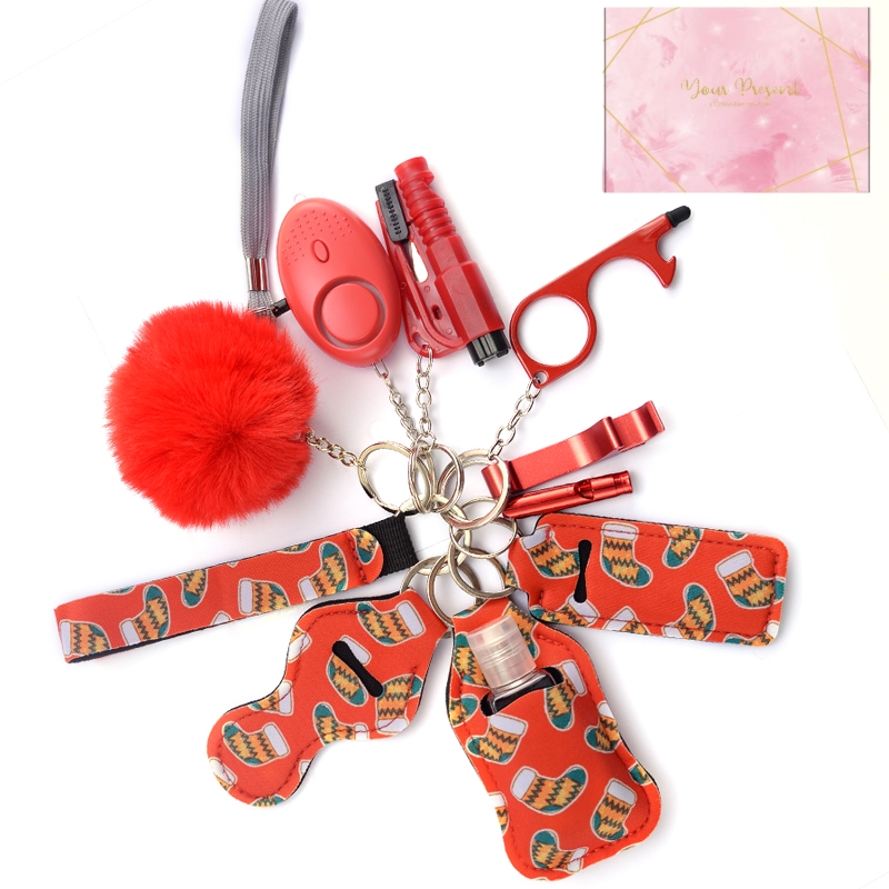 Holiday Edition Safety Tools 10-Piece Self Defense Keychain Set – Self  Defense Keychain Store
