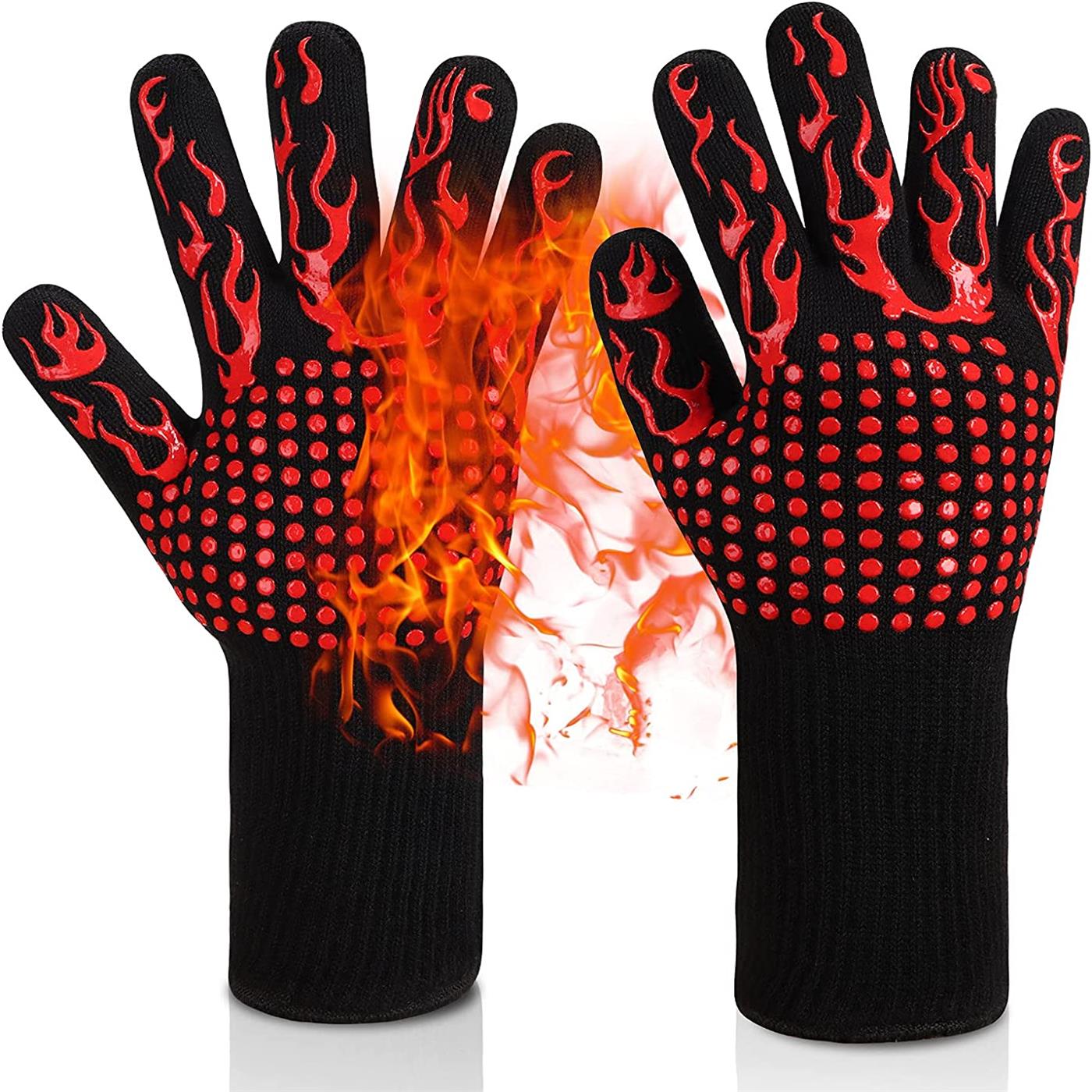  Heat Resistant Silicone Oven Gloves,Oven Gloves,1 Pair