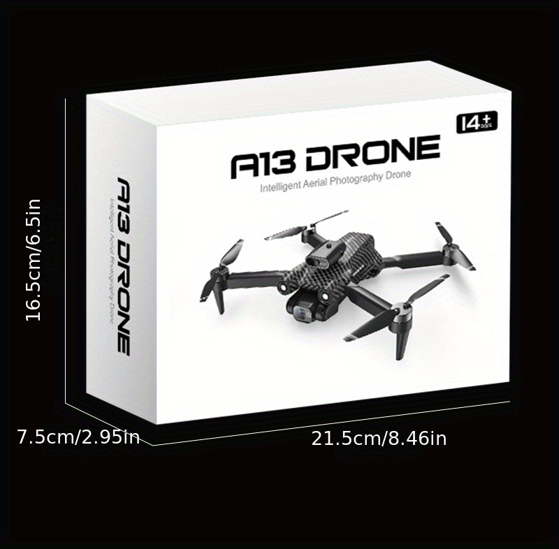 a13 brushless motor drone hd aerial photography obstacle avoidance uav quadcopter optical flow positioning electric adjustment lens remote control aircraft details 13