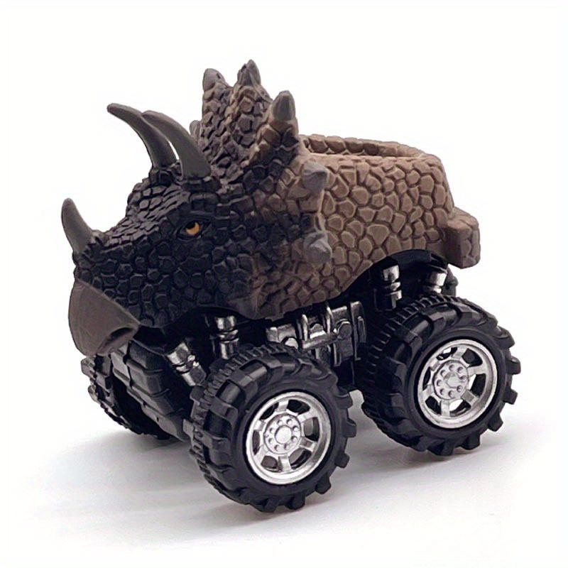 Pull Back Cars Realistic Dinosaur Toy Car Cars Mini Monster - Temu