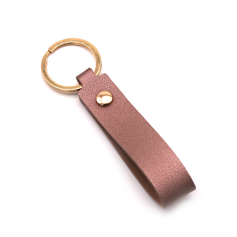 PU Leather Strap Keyring Keychain Faux Leather Car Key Holder Chain Ring  Key Fob