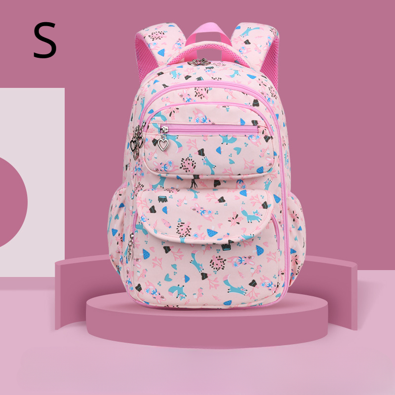 Pink School Backpacks for Girls, Kids Bookbag Girls School Bags, Kids Unisex, Size: 17.72*12.20*7.1 in