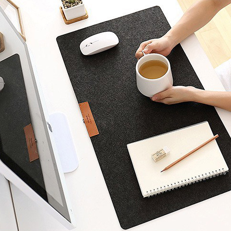 Large Size Office Computer Desk Protector Mat Table Wool - Temu