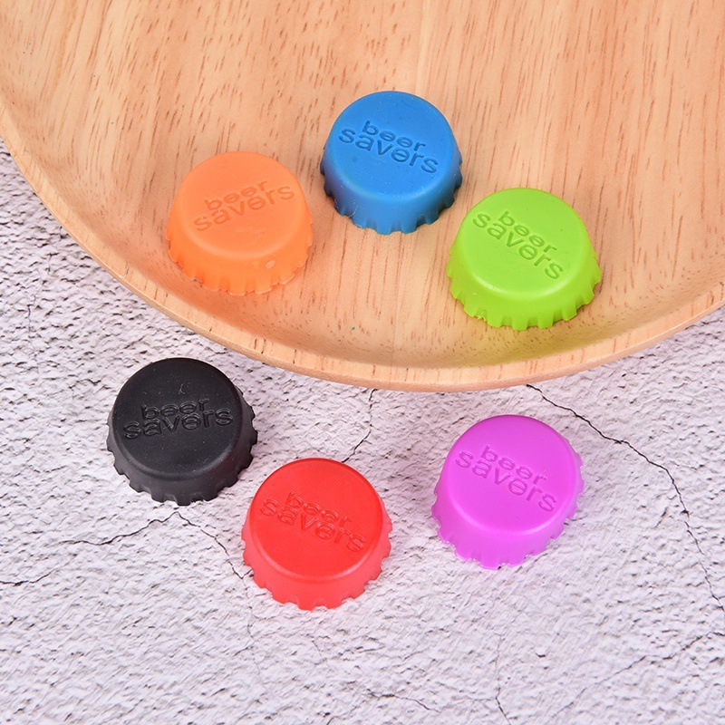 Set Silicone Beer Caps Drinkware Couvercle Réutilisable Vin Bière