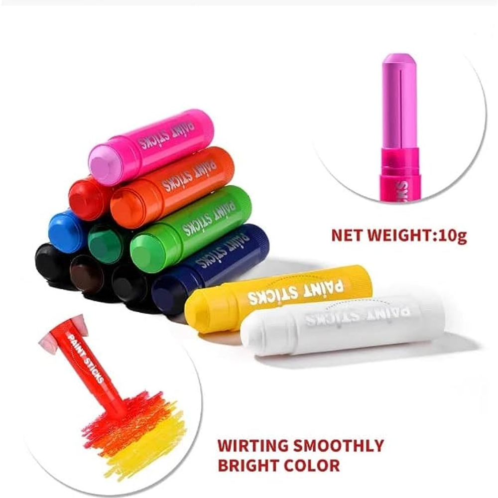 Tempera Paint Sticks Washable Quick Drying Paint Sticks For Kids Safe Arts  And Craft Paint Sticks For Child Paint Crayons For Paper Wood Glass Rock  Poster From Thelmaw, $80.31