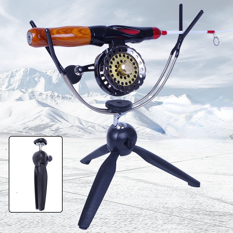 1pc Ice Fishing Rod Bracket, Folding Adjustable Fishing Pole Tripod,  Fishing Gear, Shop The Latest Trends