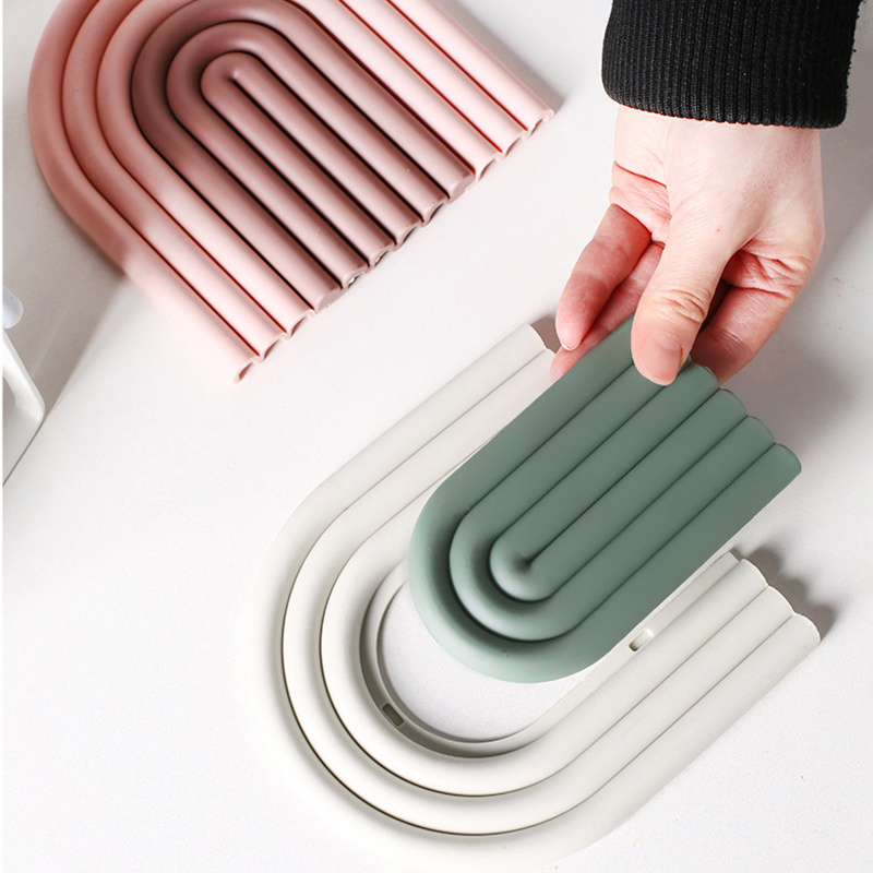 Rainbow Silicone Table Mat Coaster Hot Dishes Pot Holder Placemat  Multipurpose Pot Holders For Kitchen Heat Resistant Pan Pads - Temu