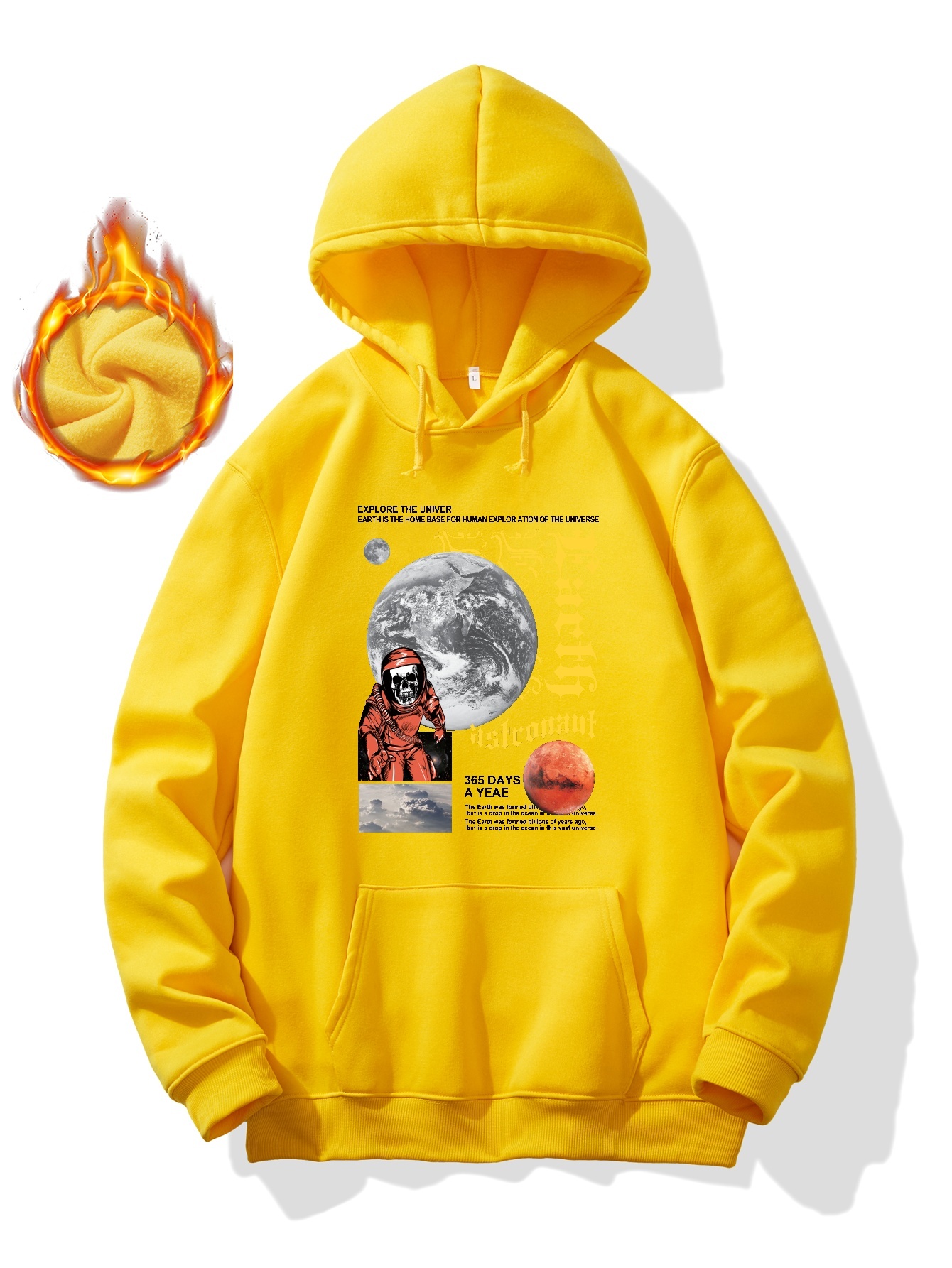 Planet Skeleton Astronaut Print Hoodie Cool Hoodies For Men Mens Casual  Graphic Design Pullover Hooded Sweatshirt With Kangaroo Pocket Streetwear  For Winter Fall As Gifts | Discounts For Everyone | Temu