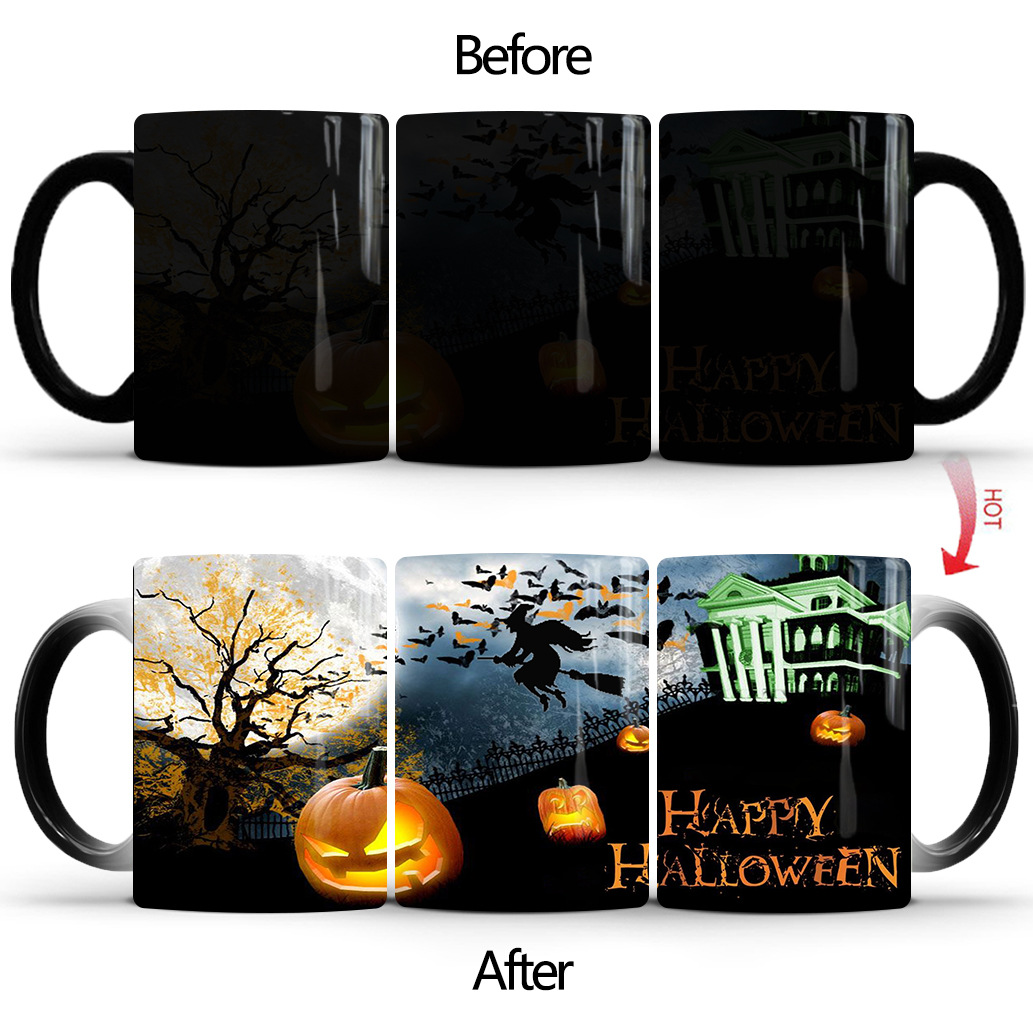 Color Changing Coffee Mug Cool Coffee Tea Magic Heat - Temu