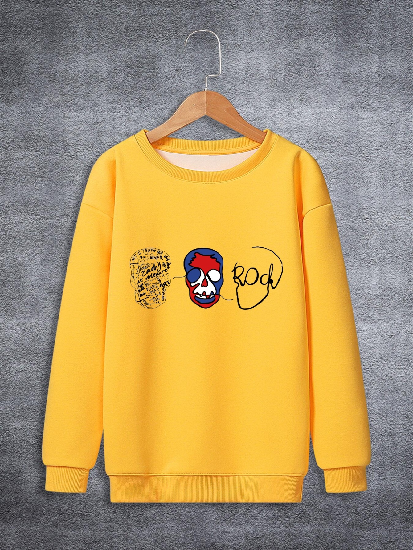 Pullover Sweater Tops For Womens Print O Neck Sweatshirt Round