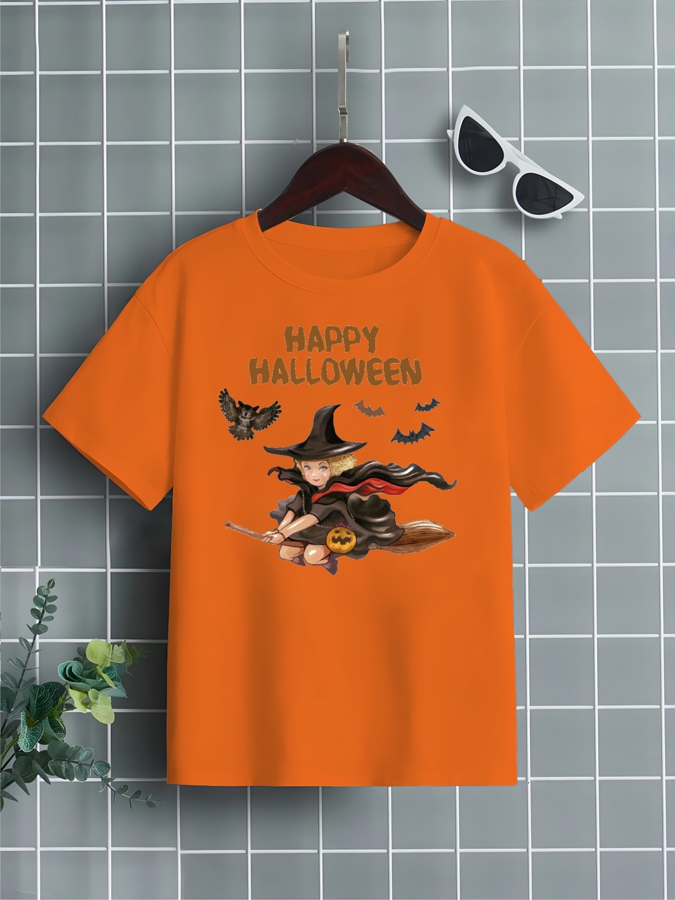 Halloween Family Matching Pumpkin & Bat Print Tops - Temu Netherlands