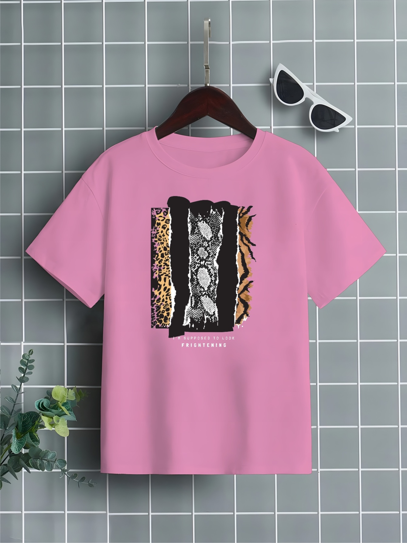 Pink Exotic Animals T-Shirt