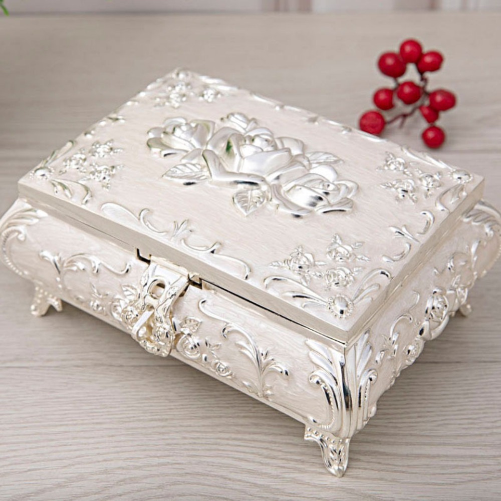  BESPORTBLE Small Ornament Storage Box 3pcs Vintage Jewelry Box  Rose Flower Pattern Ring Holder Jewelry Gift Boxes Jewelry Organizer  Jewelry Storage Box for Earrings Ring Organizer Box : Clothing, Shoes 