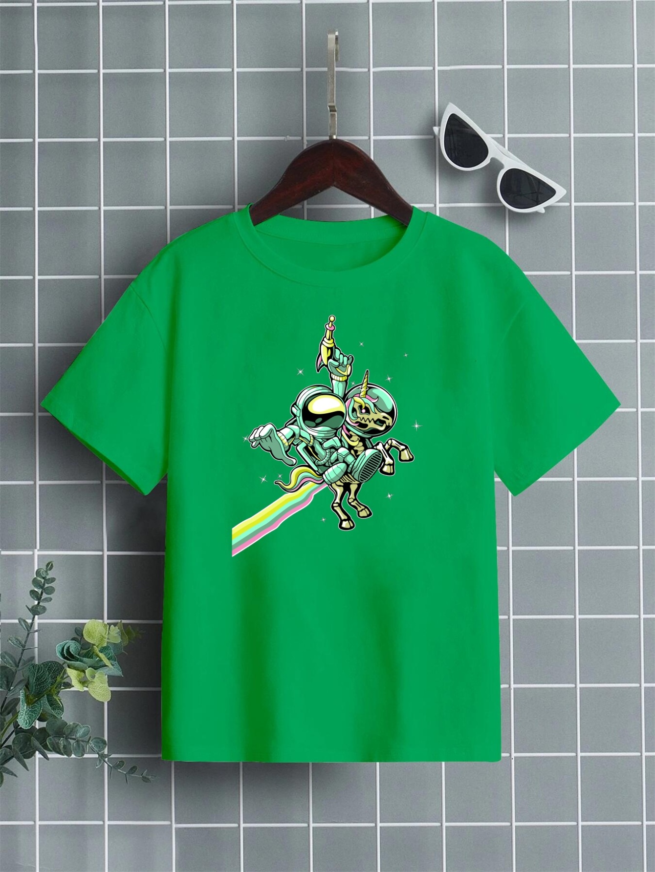 Camiseta Infantil Unicórnio Desenho