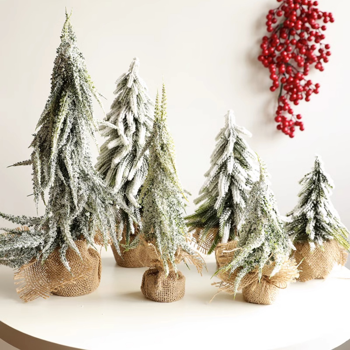 DIY Snow Flocking  Snow-Tex, Santa Snow, Popcorn Ceiling Wall Texture on  Christmas Greenery 