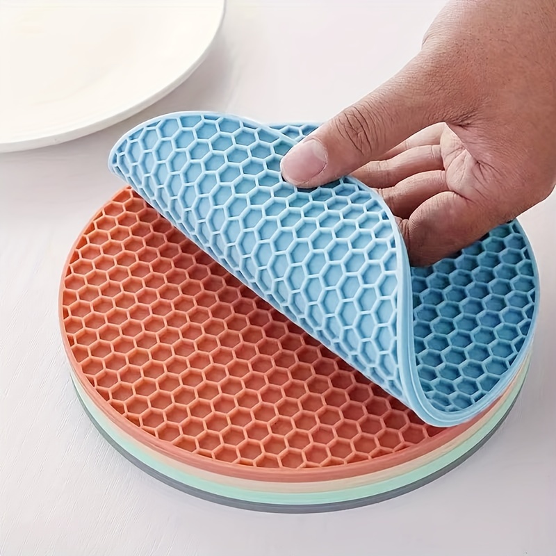 3pcs Silicone Heat Insulation Mats, Table Mat, Non-slip Placemat