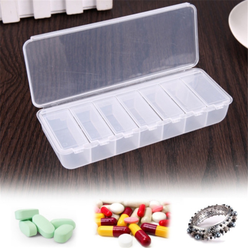 Caja de almacenamiento de píldoras para medicamentos, organizador