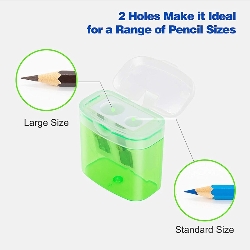 Pencil Sharpeners, Manual Pencil Sharpener,dual Holes Handheld