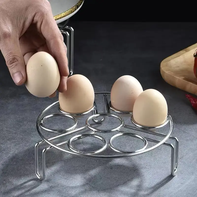 Stainless Steel Egg Steaming Rack Countertop Egg Holder - Temu