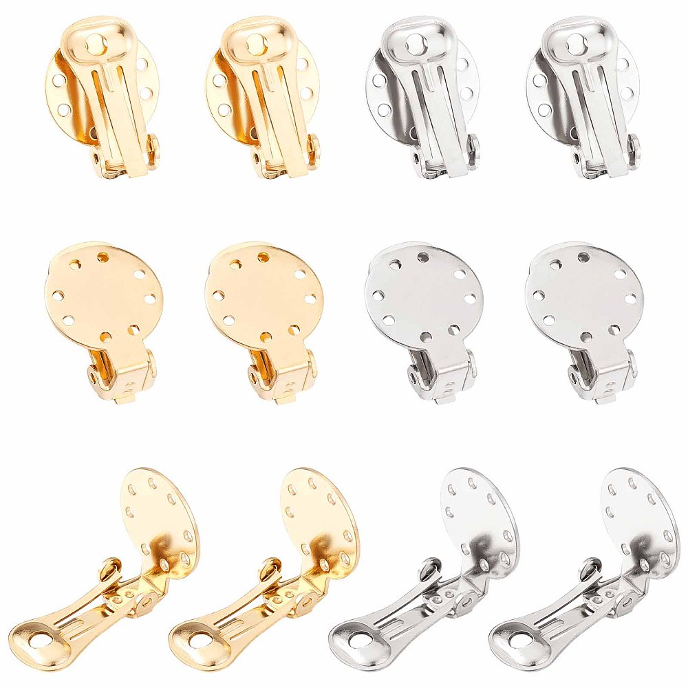 Earring Clip Backs Clip on Earring Converter Components - Temu