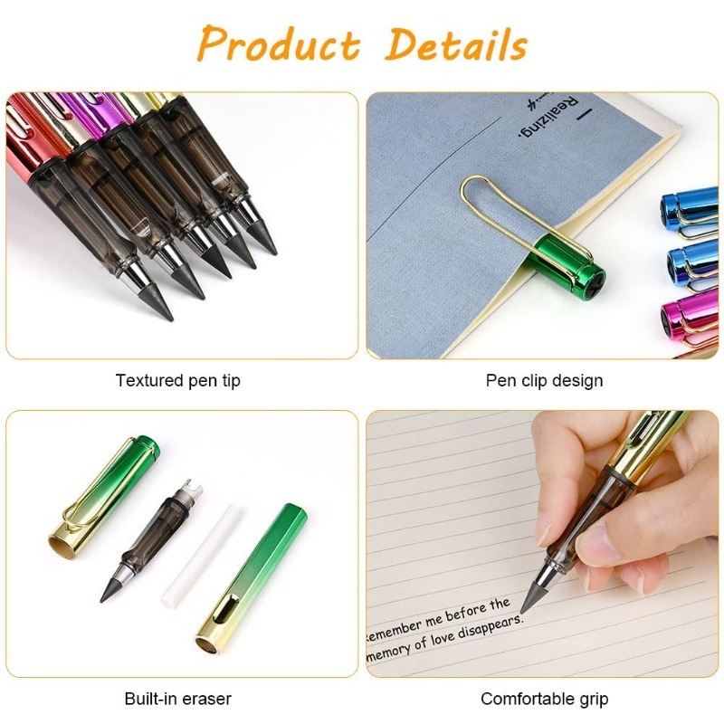 Unlimited Writing Eternal Pencil For Sketching Infinity Pencil Back to  School Gi