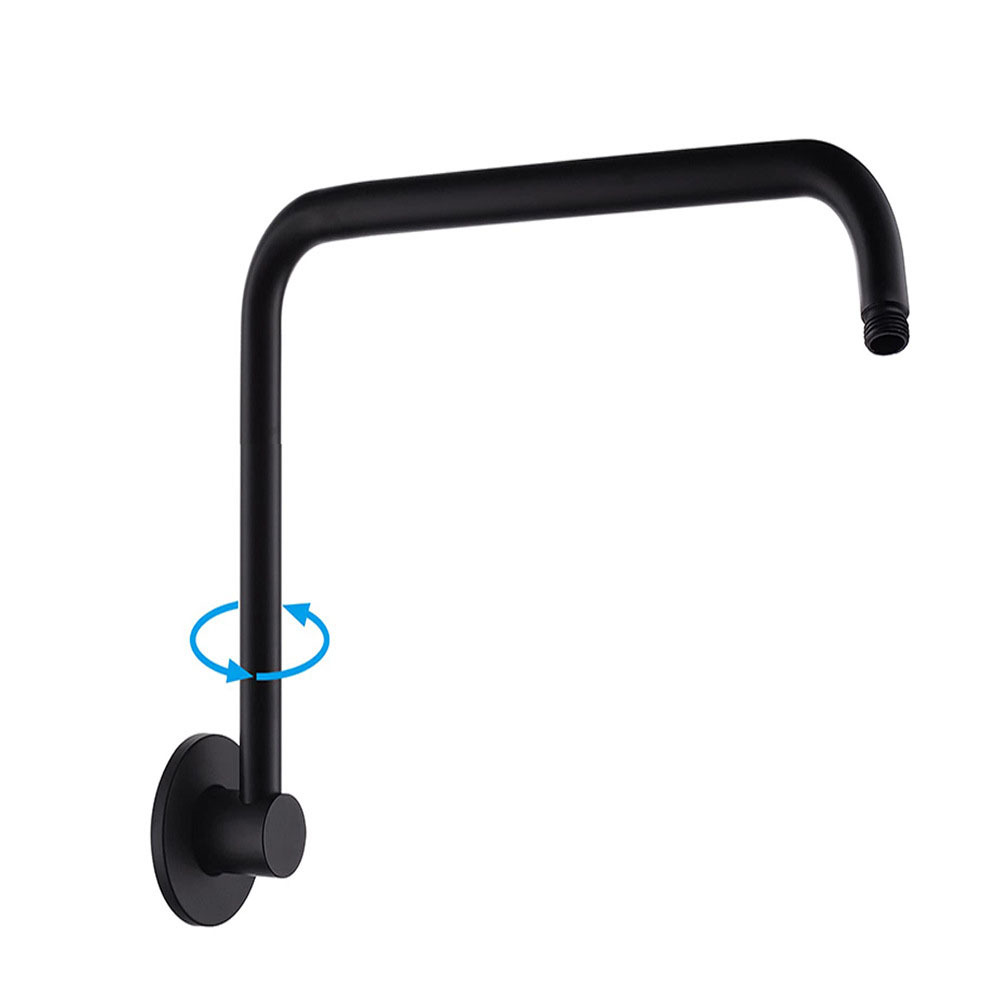 Shower Arm With Flange Shower Pipe Arm For Wall Mount Fixed - Temu