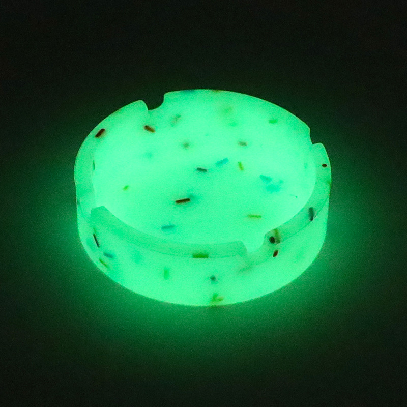 benutzer definierte leuchtende silikon gel aschenbecher licht