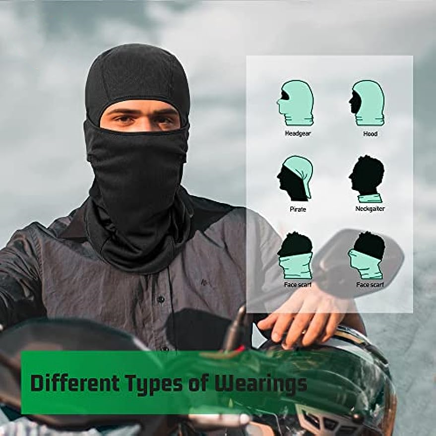 Balaclava Face Mask Motorcycle Tactical Mascara Ski Cagoule Visage Full  Gangster