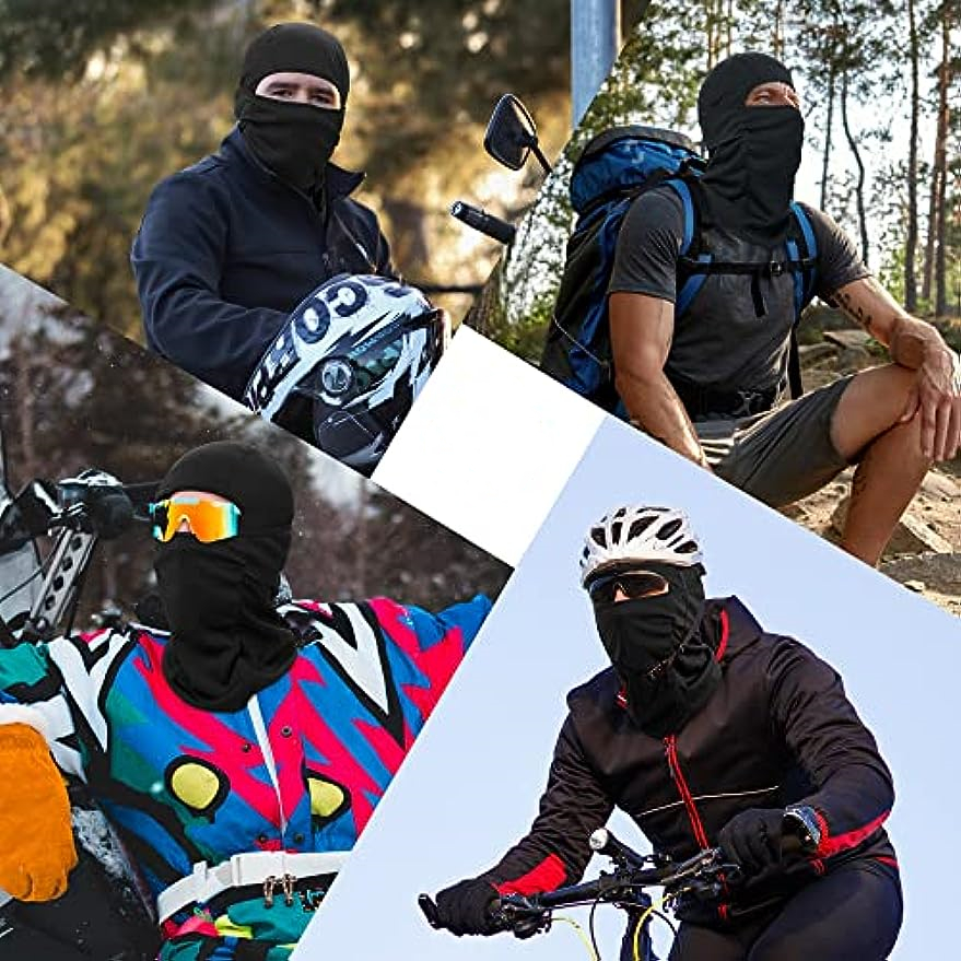 Balaclava Motorcycle Face Mask Moto Helmet Hood Ski Neck Scarf Full Face  Mask Windproof Dustproof Face Shield Winter Fleece Mask Neck Warmer -  Automotive - Temu