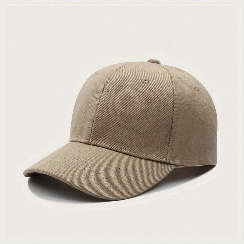 Plain beige cheap baseball cap