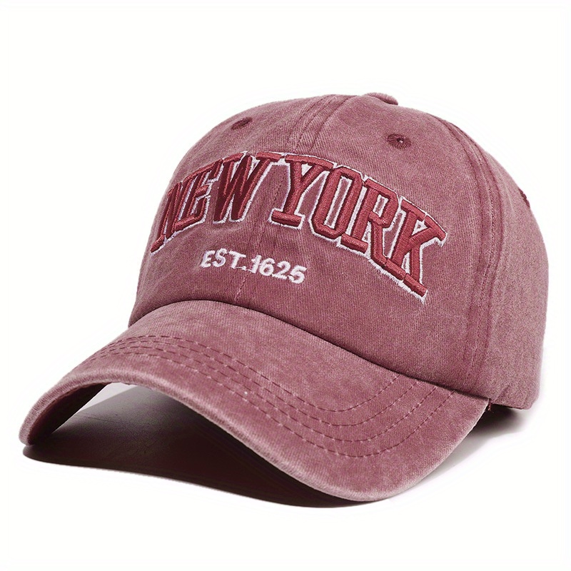 Distressed ny cheap baseball cap