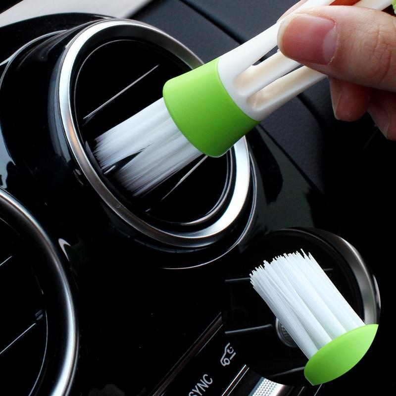 2PCS Car Air Vent Cleaner Double-end Micro Fiber Duster
