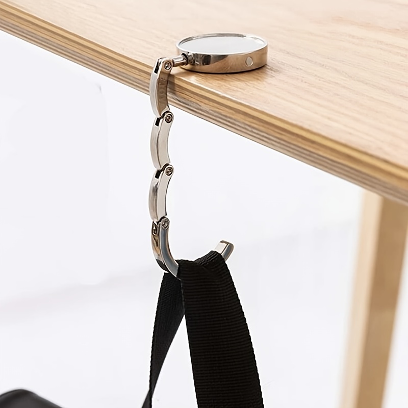 

Foldable Imitation Crystal Bag Hanger - A Stylish And Portable Business Gift For Women