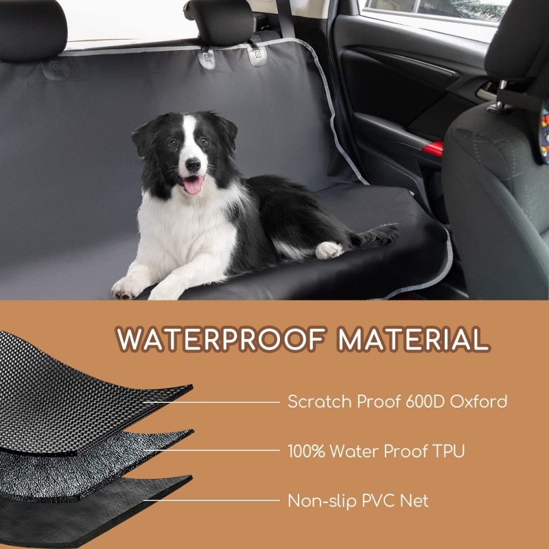 Waterproof Pet Dog Car Seat Cover Protector Foldable Heavy Duty