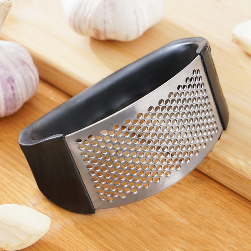 Garlic Press Stainless Steel Garlic Press Rocker Metal - Temu