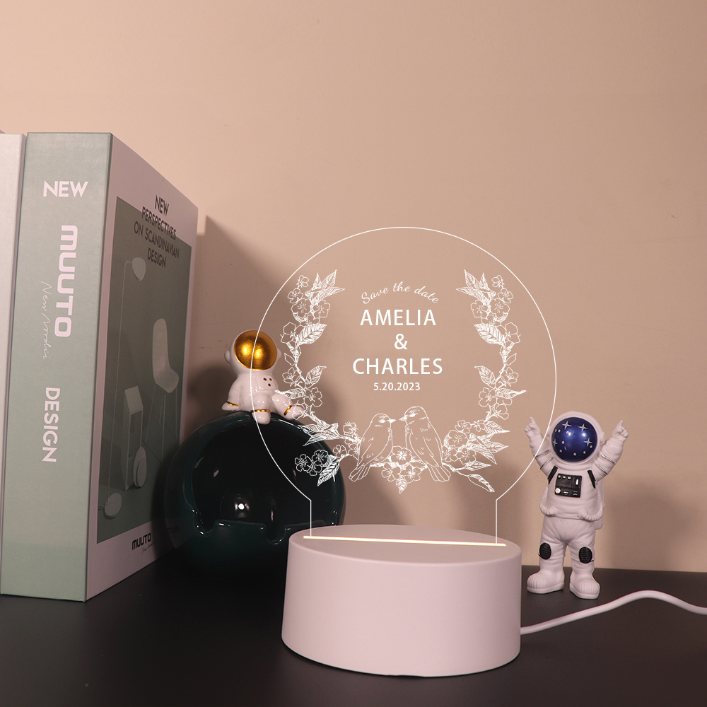 Engraved Night Light Christmas Gifts For Girlfriend - Temu