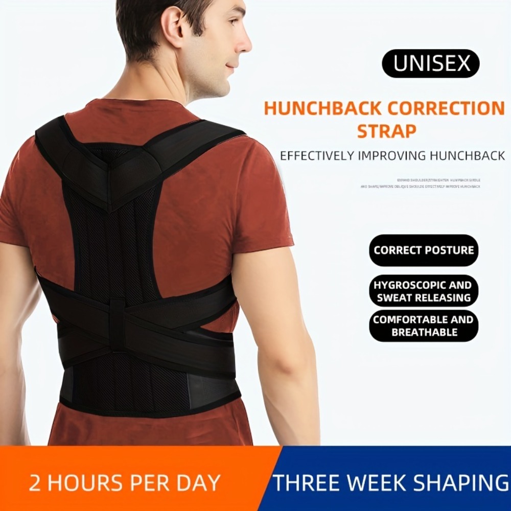 Hunchback Corrector Strap: Get A Better Sitting Posture - Temu