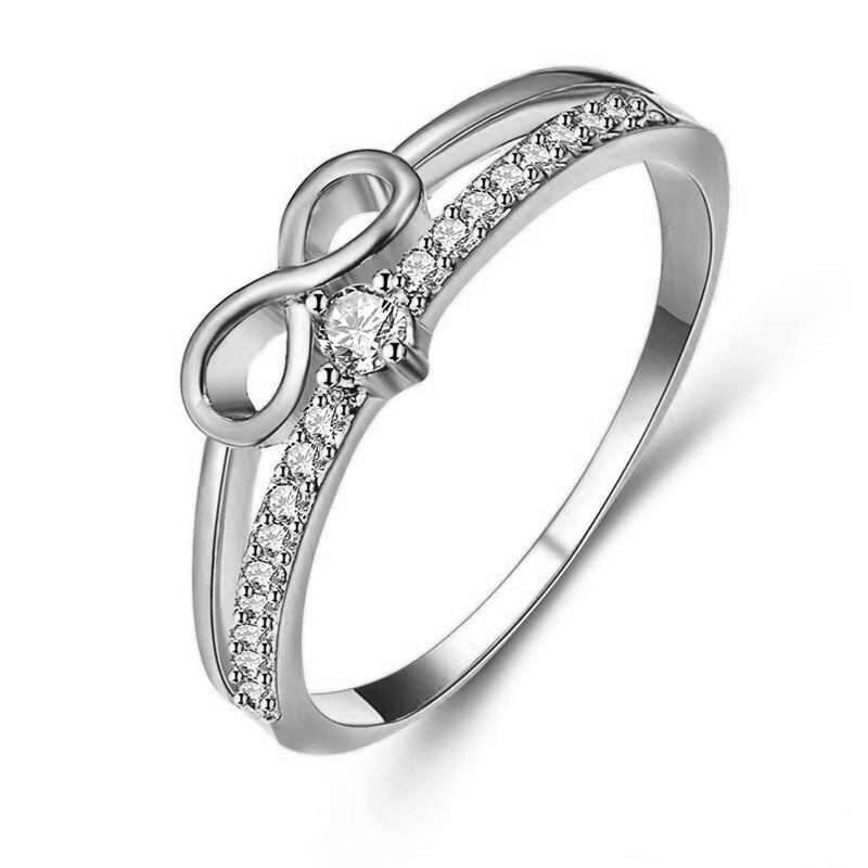 Dainty hot sale infinity ring