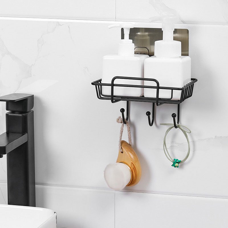 Sink Caddy Stainless Steel with Detachable Brush Holder