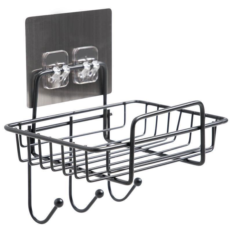 Sink Caddy Stainless Steel with Detachable Brush Holder